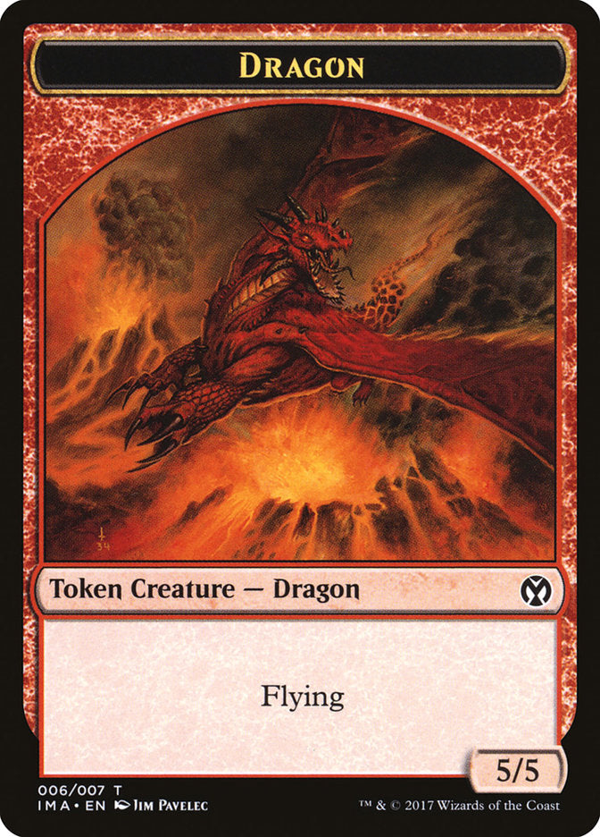 Dragon Token (006/007) [Iconic Masters Tokens] | Shuffle n Cut Hobbies & Games