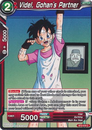 Videl, Gohan's Partner [BT2-018] | Shuffle n Cut Hobbies & Games