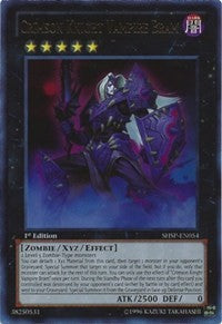 Crimson Knight Vampire Bram [SHSP-EN054] Ultra Rare | Shuffle n Cut Hobbies & Games