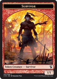 Survivor // Myr (023) Double-Sided Token [Commander 2018 Tokens] | Shuffle n Cut Hobbies & Games