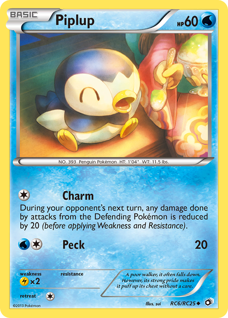 Piplup (RC6/RC25) [Black & White: Legendary Treasures] | Shuffle n Cut Hobbies & Games