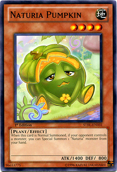 Naturia Pumpkin [STBL-EN031] Common | Shuffle n Cut Hobbies & Games