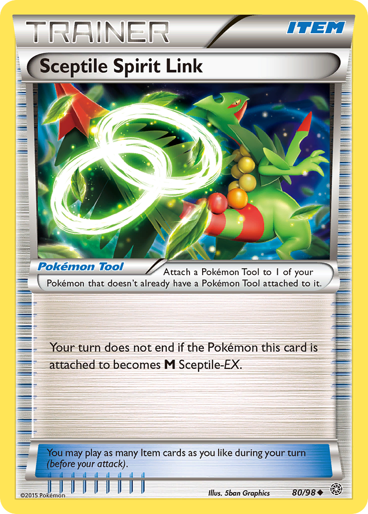 Sceptile Spirit Link (80/98) [XY: Ancient Origins] | Shuffle n Cut Hobbies & Games