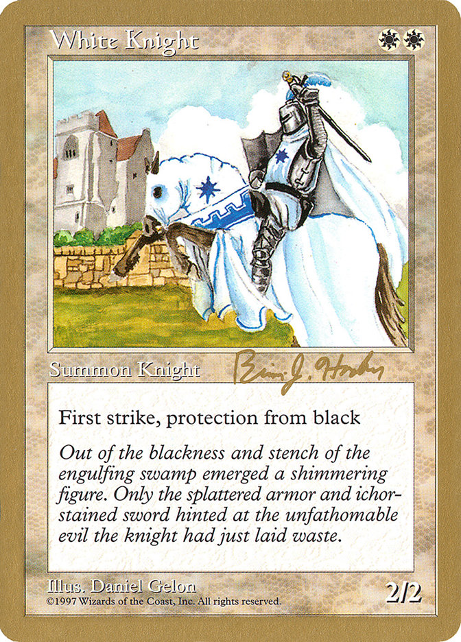 White Knight (Brian Hacker) [World Championship Decks 1998] | Shuffle n Cut Hobbies & Games