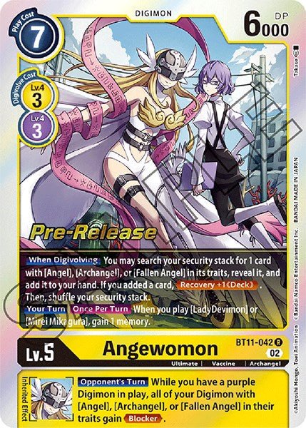 Angewomon [BT11-042] [Dimensional Phase Pre-Release Promos] | Shuffle n Cut Hobbies & Games