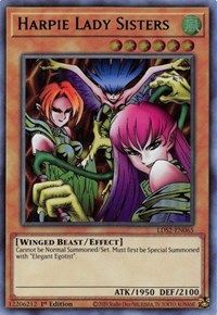 Harpie Lady Sisters (Green) [LDS2-EN065] Ultra Rare | Shuffle n Cut Hobbies & Games