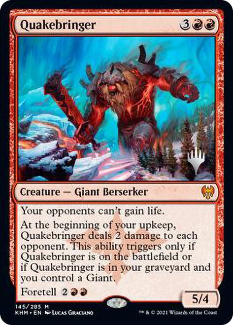 Quakebringer (Promo Pack) [Kaldheim Promos] | Shuffle n Cut Hobbies & Games