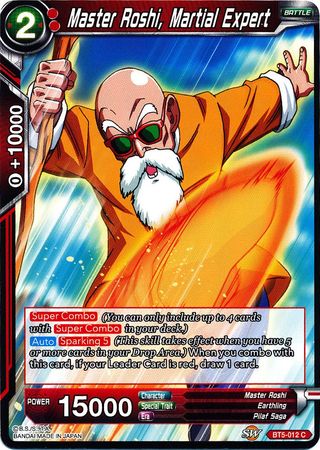 Master Roshi, Martial Expert (BT5-012) [Miraculous Revival] | Shuffle n Cut Hobbies & Games