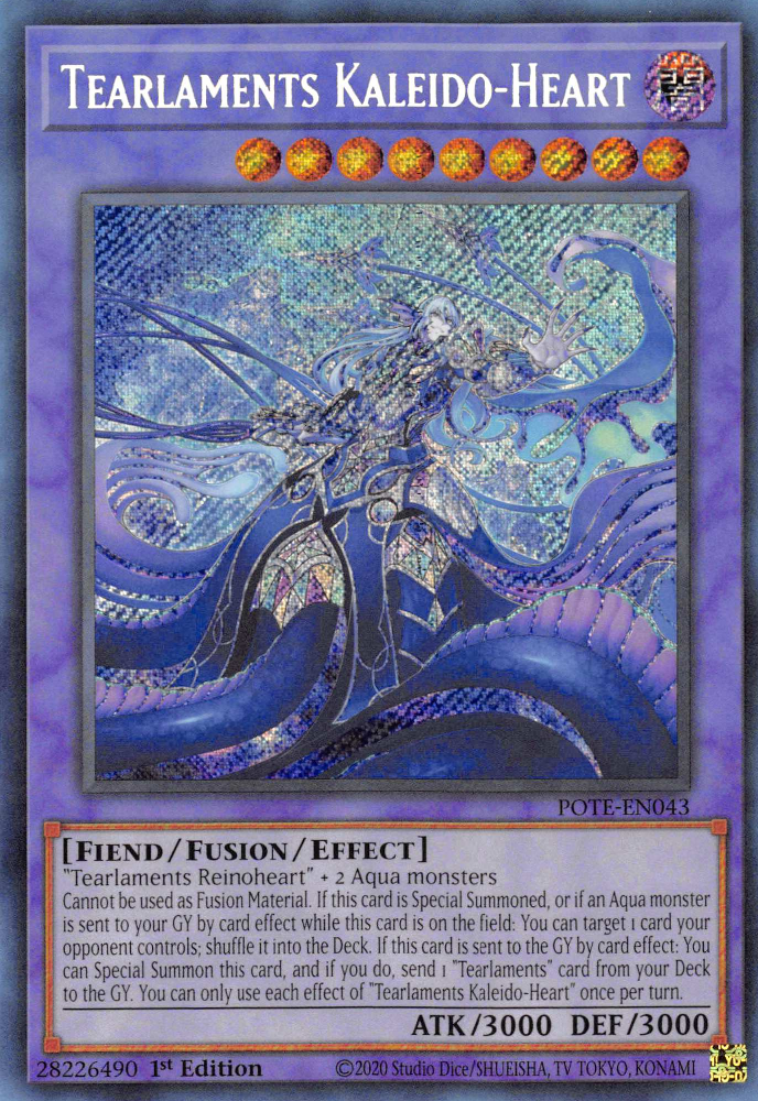 Tearlaments Kaleido-Heart [POTE-EN043] Secret Rare | Shuffle n Cut Hobbies & Games