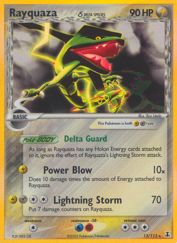 Rayquaza (13/113) (Delta Species) [EX: Delta Species] | Shuffle n Cut Hobbies & Games