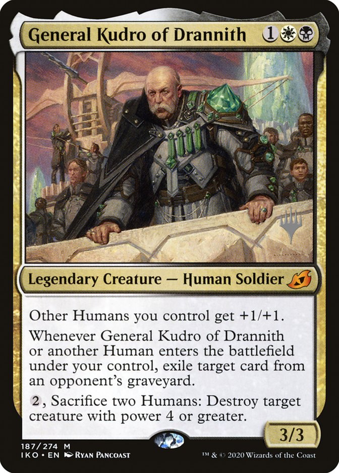 General Kudro of Drannith (Promo Pack) [Ikoria: Lair of Behemoths Promos] | Shuffle n Cut Hobbies & Games