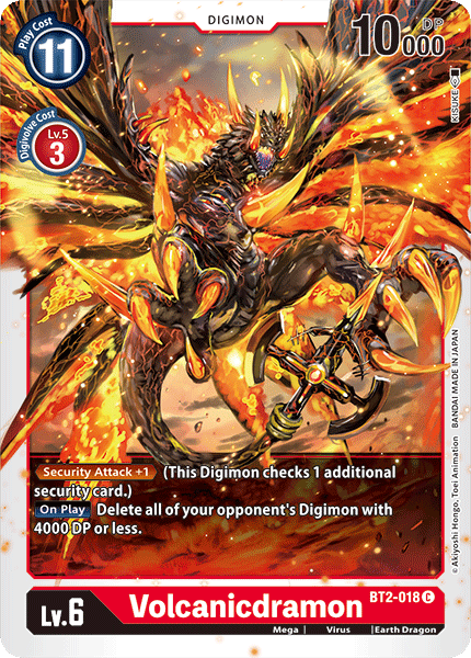 Volcanicdramon [BT2-018] [Release Special Booster Ver.1.0] | Shuffle n Cut Hobbies & Games