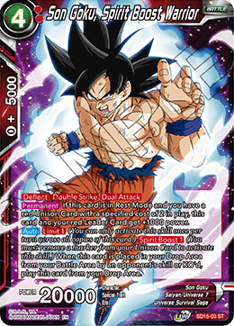 Son Goku, Spirit Boost Warrior (Starter Deck - Pride of the Saiyans) (SD15-03) [Cross Spirits] | Shuffle n Cut Hobbies & Games