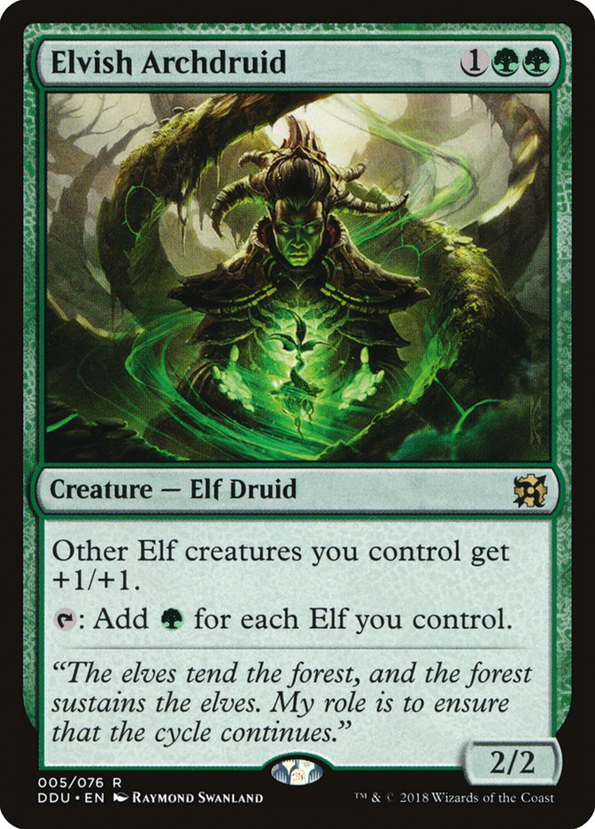 Elvish Archdruid [Duel Decks: Elves vs. Inventors] | Shuffle n Cut Hobbies & Games