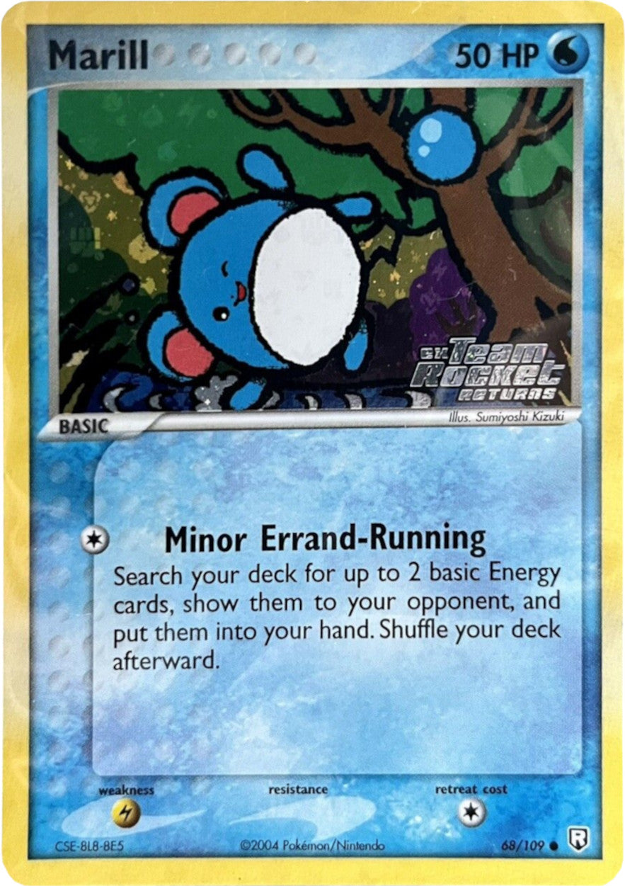 Marill (68/109) (Stamped) [EX: Team Rocket Returns] | Shuffle n Cut Hobbies & Games