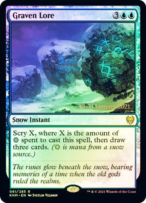 Graven Lore [Kaldheim Prerelease Promos] | Shuffle n Cut Hobbies & Games