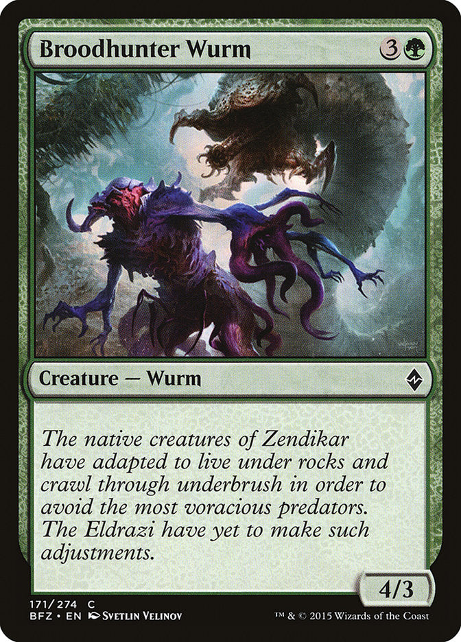 Broodhunter Wurm [Battle for Zendikar] | Shuffle n Cut Hobbies & Games