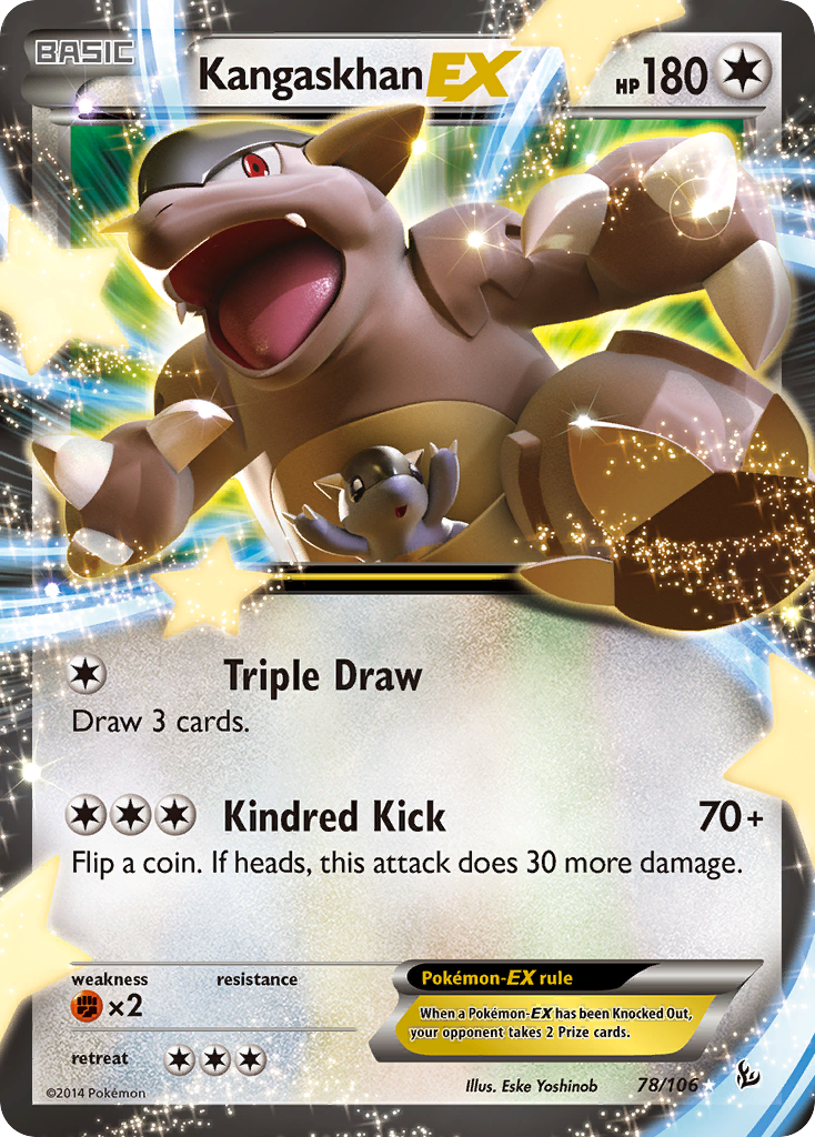 Kangaskhan EX (78/106) [XY: Flashfire] | Shuffle n Cut Hobbies & Games