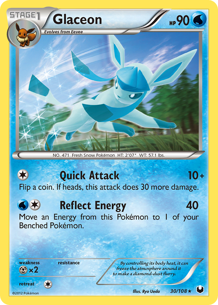 Glaceon (30/108) [Black & White: Dark Explorers] | Shuffle n Cut Hobbies & Games