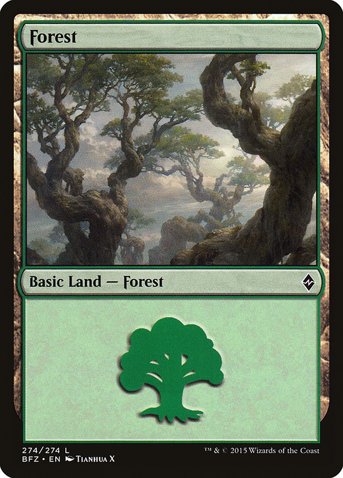 Forest [Battle for Zendikar] | Shuffle n Cut Hobbies & Games