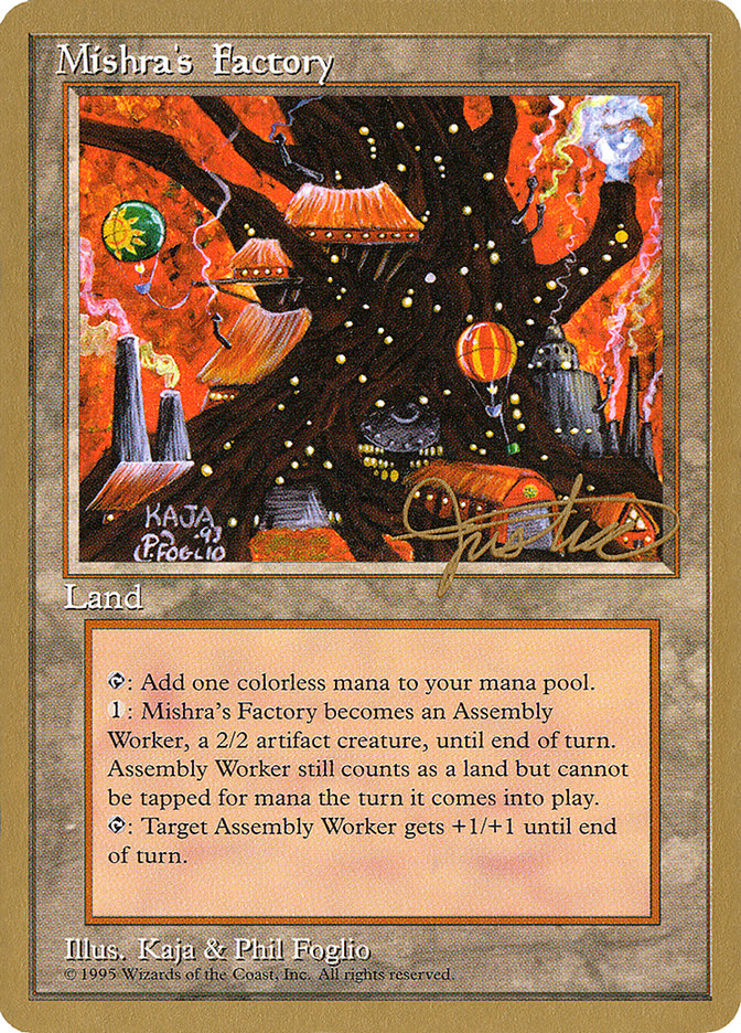 Mishra's Factory (Mark Justice) [Pro Tour Collector Set] | Shuffle n Cut Hobbies & Games