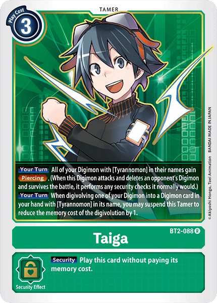 Taiga [BT2-088] [Release Special Booster Ver.1.0] | Shuffle n Cut Hobbies & Games