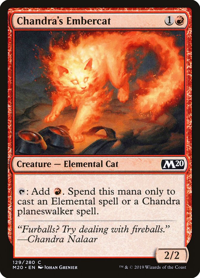 Chandra's Embercat [Core Set 2020] | Shuffle n Cut Hobbies & Games