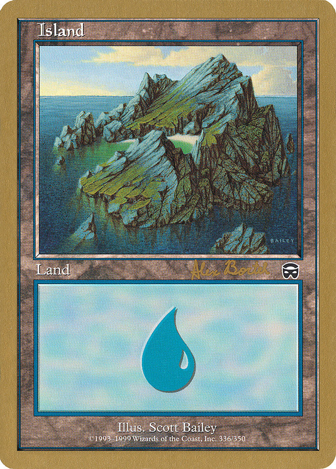 Island (ab336) (Alex Borteh) [World Championship Decks 2001] | Shuffle n Cut Hobbies & Games