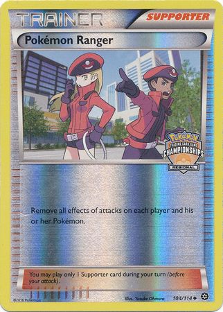 Pokemon Ranger (104/114) (Championship Promo) [XY: Steam Siege] | Shuffle n Cut Hobbies & Games