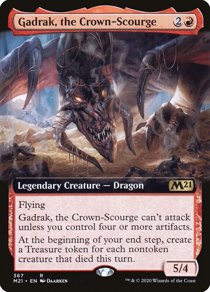 Gadrak, the Crown-Scourge (Extended Art) [Core Set 2021] | Shuffle n Cut Hobbies & Games