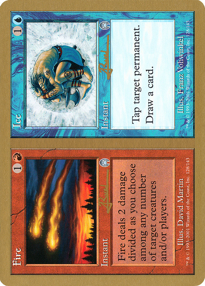 Fire // Ice (Antoine Ruel) [World Championship Decks 2001] | Shuffle n Cut Hobbies & Games