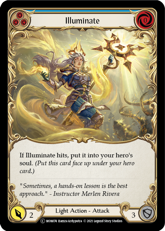 Illuminate (Blue) [U-MON074] Unlimited Edition Normal | Shuffle n Cut Hobbies & Games