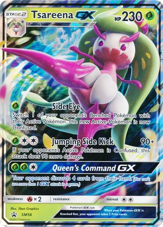 Tsareena GX (SM56) (Jumbo Card) [Sun & Moon: Black Star Promos] | Shuffle n Cut Hobbies & Games