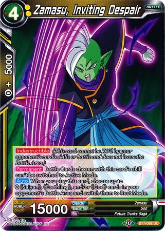 Zamasu, Inviting Despair [BT7-092] | Shuffle n Cut Hobbies & Games