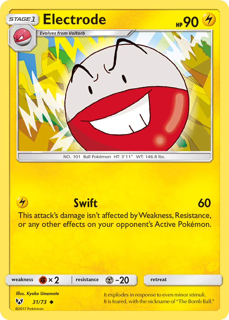 Electrode (31/73) [Sun & Moon: Shining Legends] | Shuffle n Cut Hobbies & Games