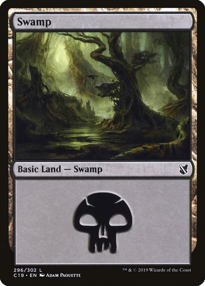 Swamp (296) [Commander 2019] | Shuffle n Cut Hobbies & Games