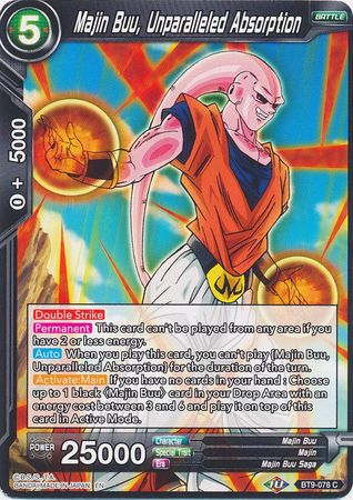 Majin Buu, Unparalleled Absorption [BT9-078] | Shuffle n Cut Hobbies & Games