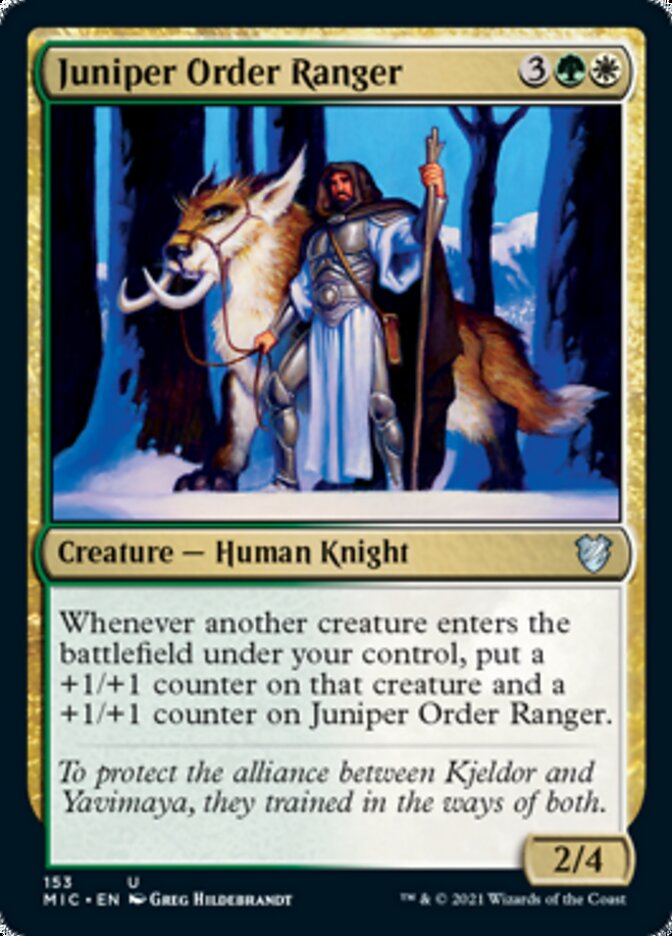 Juniper Order Ranger [Innistrad: Midnight Hunt Commander] | Shuffle n Cut Hobbies & Games