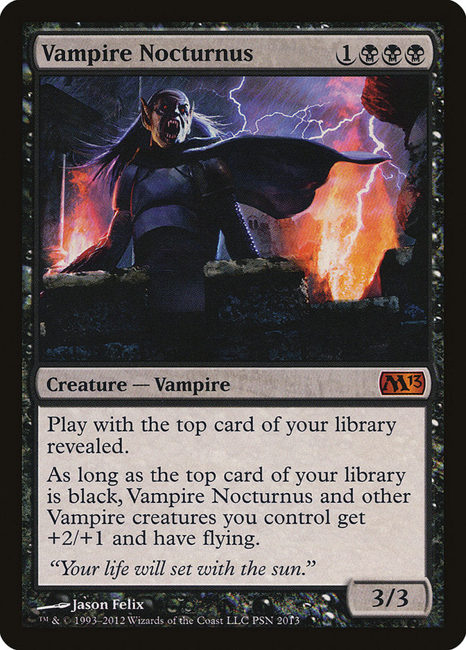 Vampire Nocturnus (Duels of the Planeswalkers Promos) [Duels of the Planeswalkers Promos 2012] | Shuffle n Cut Hobbies & Games