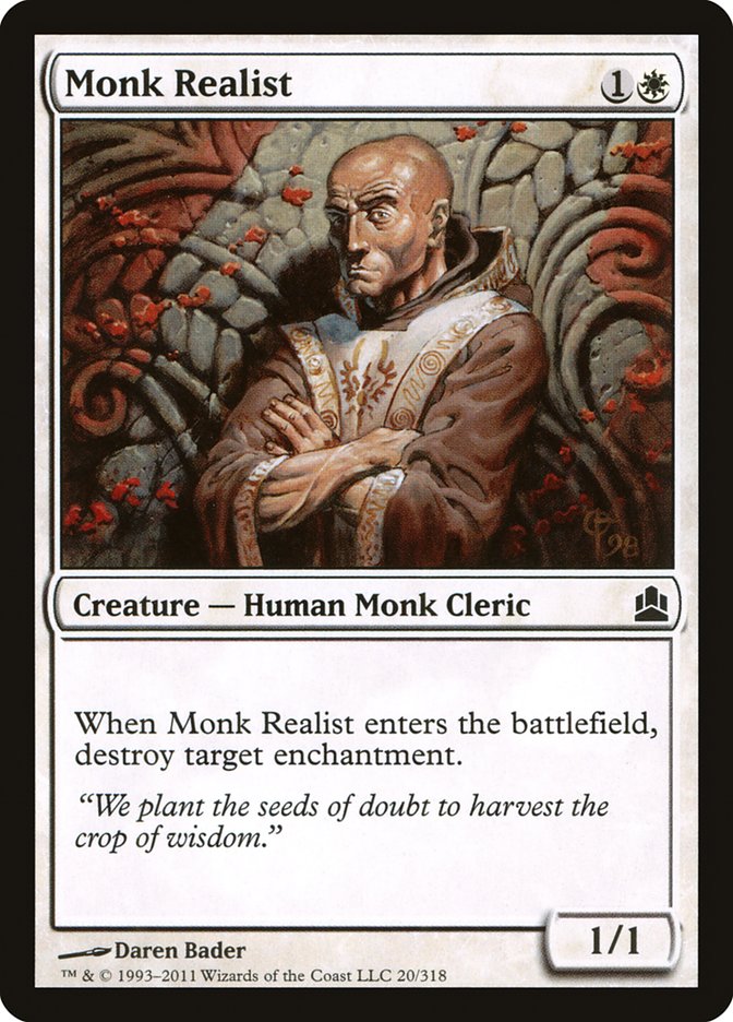 Monk Realist [Commander 2011] | Shuffle n Cut Hobbies & Games