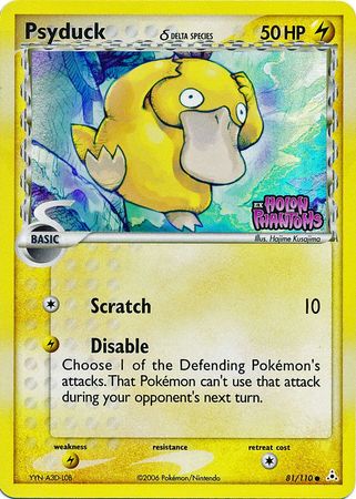 Psyduck (81/110) (Delta Species) (Stamped) [EX: Holon Phantoms] | Shuffle n Cut Hobbies & Games