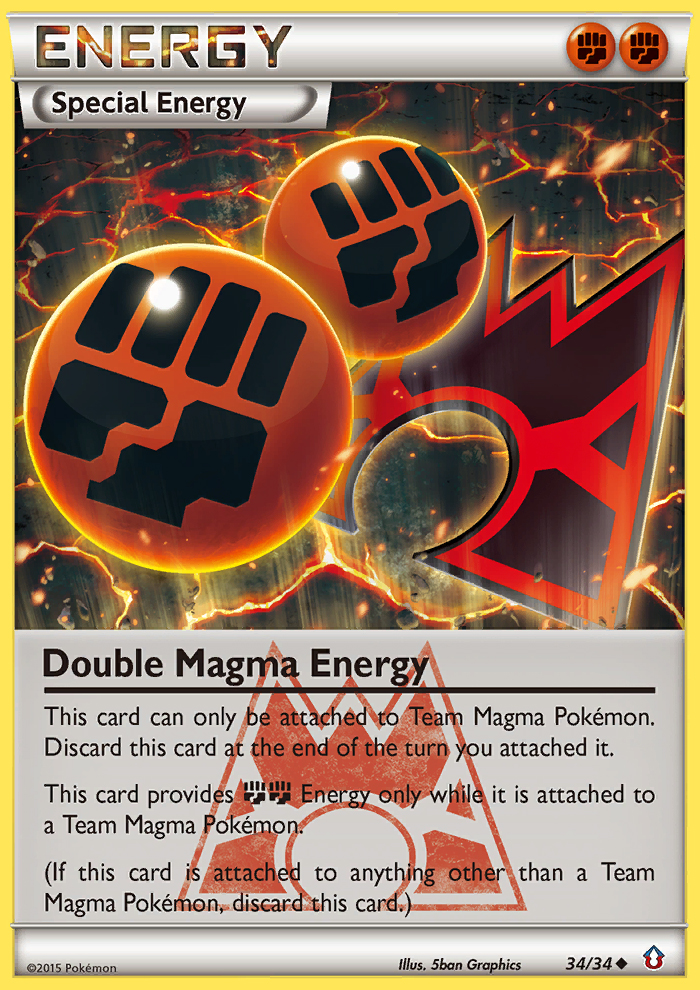 Double Magma Energy (34/34) [XY: Double Crisis] | Shuffle n Cut Hobbies & Games