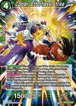 Cooler, Effortless Strike (Super Rare) [BT13-073] | Shuffle n Cut Hobbies & Games