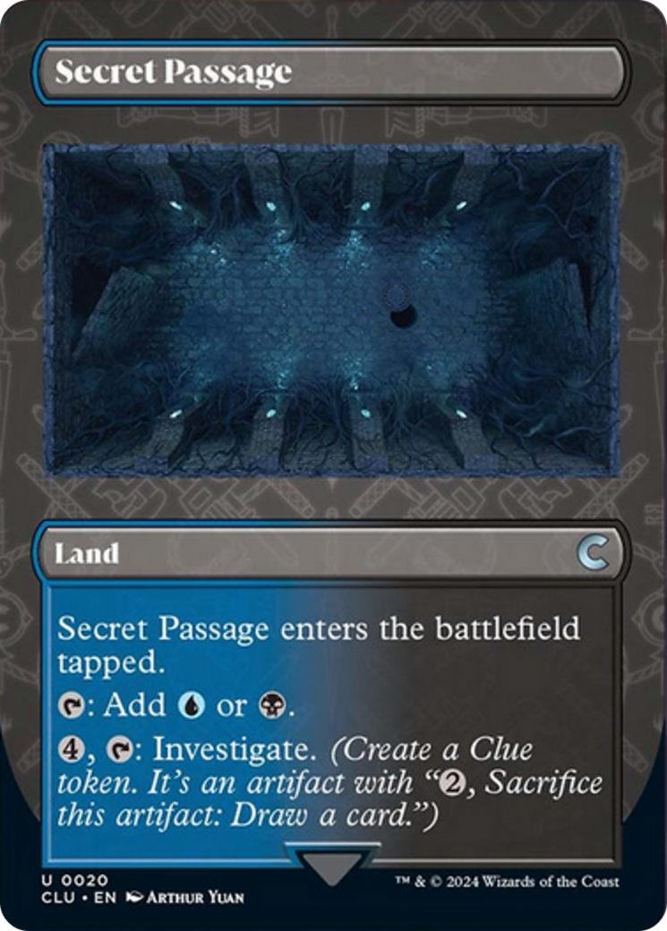 Secret Passage (Borderless) [Ravnica: Clue Edition] | Shuffle n Cut Hobbies & Games