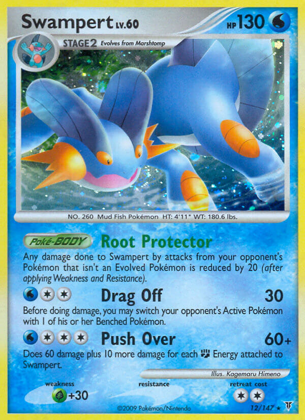 Swampert (12/147) (Theme Deck Exclusive) [Platinum: Supreme Victors] | Shuffle n Cut Hobbies & Games