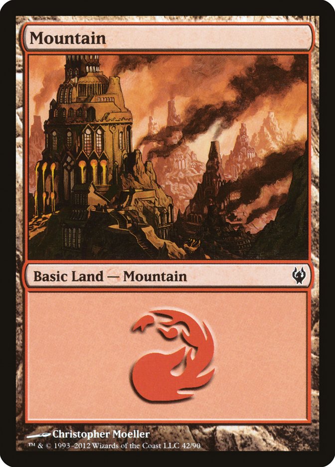 Mountain (42) [Duel Decks: Izzet vs. Golgari] | Shuffle n Cut Hobbies & Games