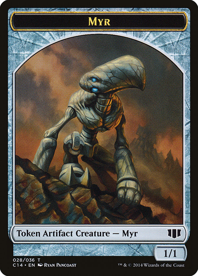 Myr // Pentavite Double-Sided Token [Commander 2014 Tokens] | Shuffle n Cut Hobbies & Games