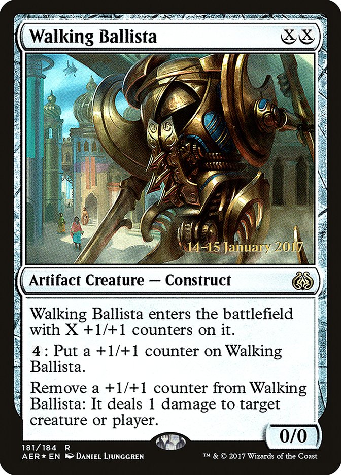 Walking Ballista [Aether Revolt Prerelease Promos] | Shuffle n Cut Hobbies & Games