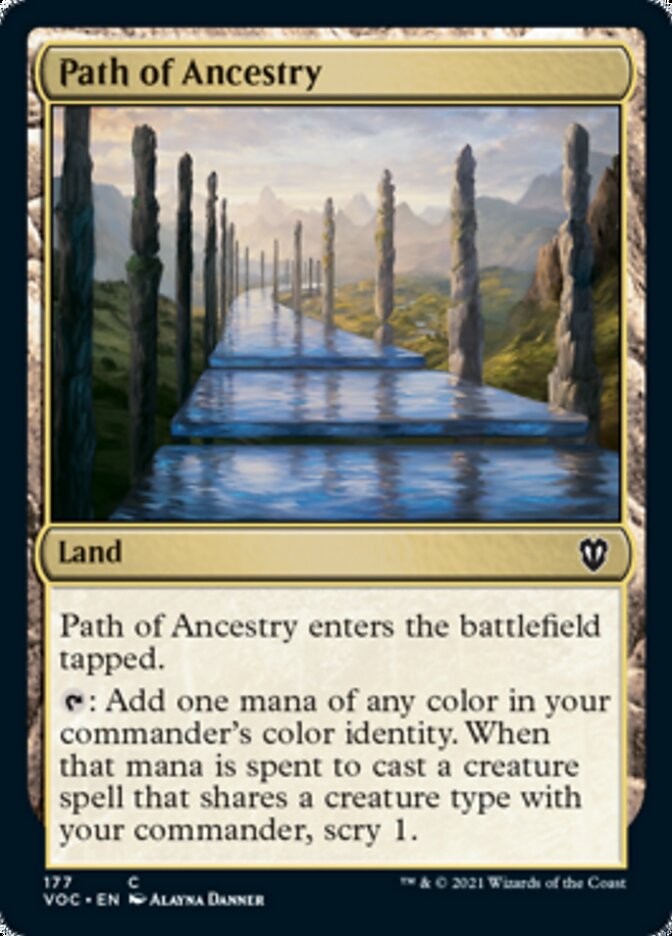 Path of Ancestry [Innistrad: Crimson Vow Commander] | Shuffle n Cut Hobbies & Games