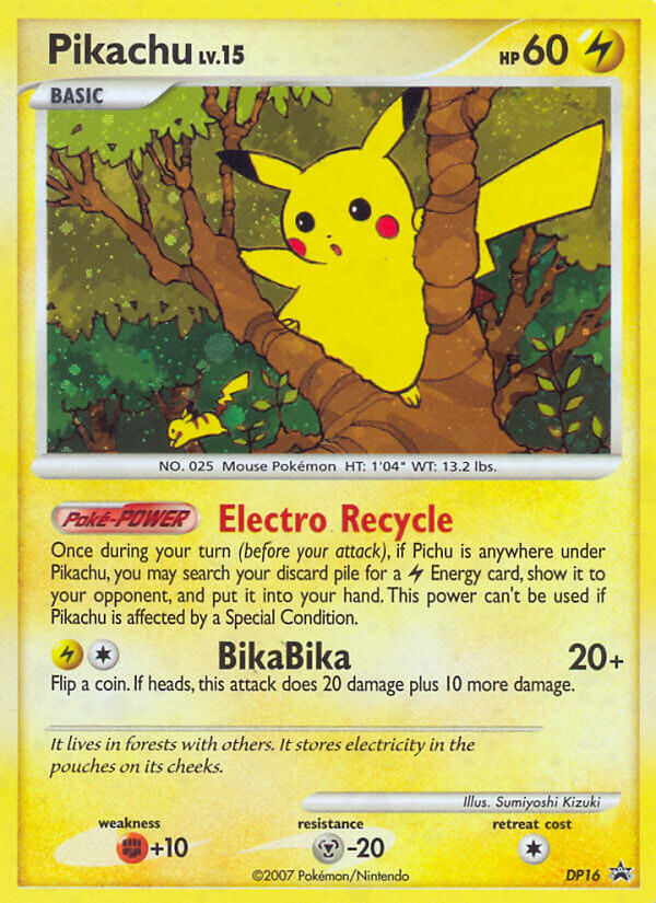 Pikachu (DP16) [Diamond & Pearl: Black Star Promos] | Shuffle n Cut Hobbies & Games